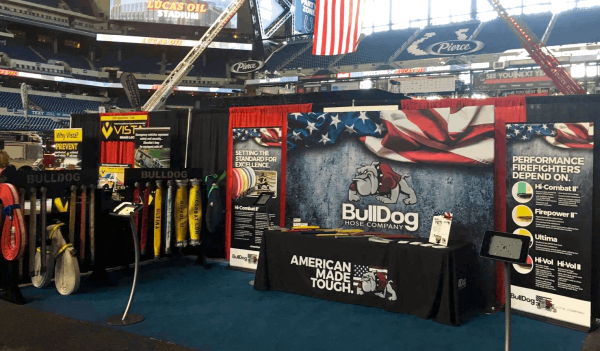 the BullDog Hose Company booth at FDIC