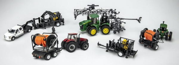 1:64 diecast toys modeled after Puck equipment