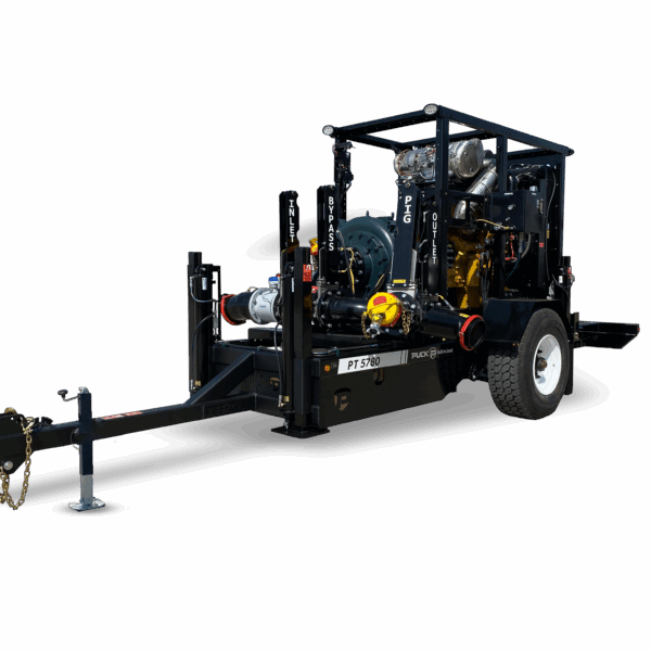 the PT 5780 booster pump angled from the front drivers side