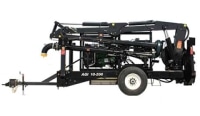 The Agi-Boom's compact design is easy to transport