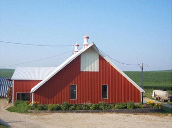 the original red barn that Puck started in