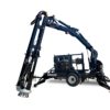 Puck AGI 1704 S with extended boom and outriggers