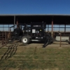 Puck Agi Cornell at a cattle barn