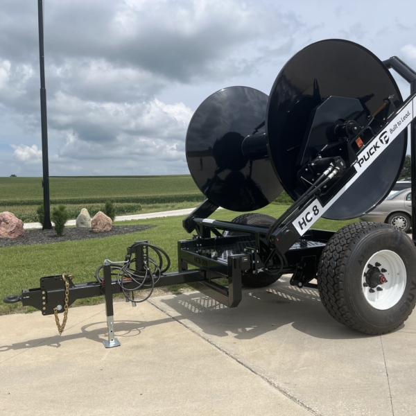 front drivers side view of HC 8 hose cart