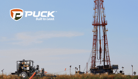 oil and natural gas hydraulic fracking site with pump