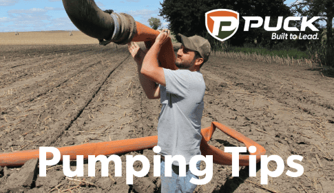 Puck Pumping Tips for manure application