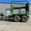 side view a used green PCE turn table reel