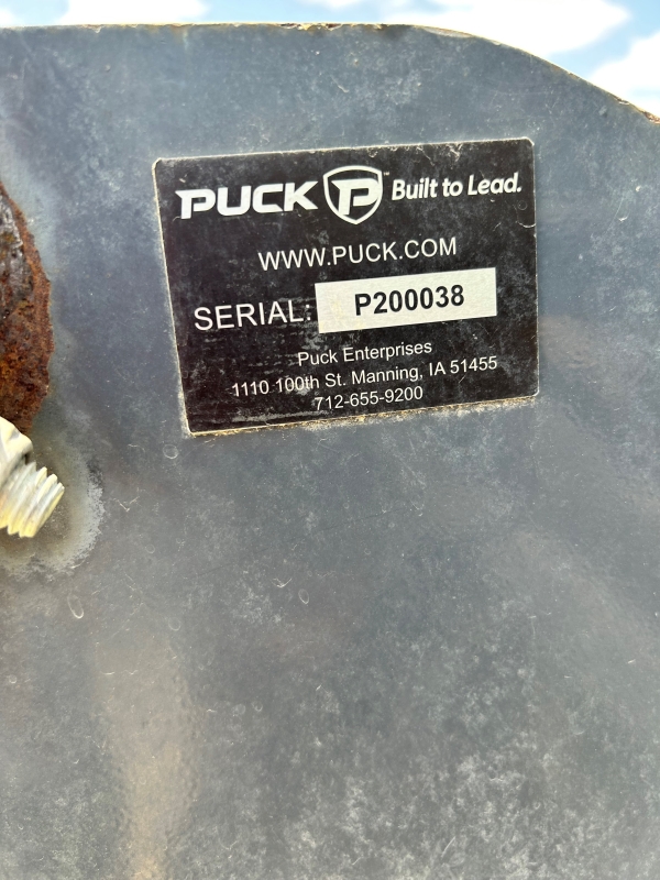 the serial tag of a Puck 2020 Dietrich 70 series w/ 8″ sweeps 24″ centers: 4WD Dietrich Toolbar