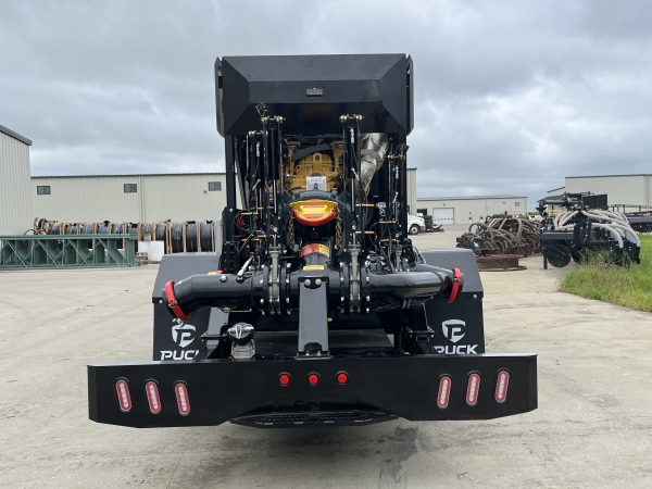 the backside of the PT 5770 with road legal DOT lights