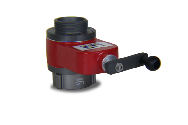 red U.S. Coupling Hydrant Gate Valve top view
