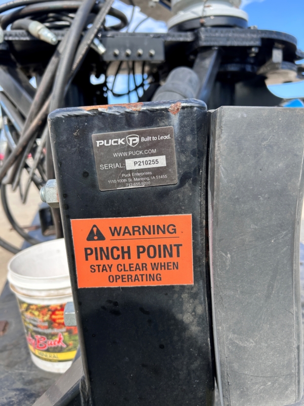 Puck Used Equipment - serial tag of 4wd swinger