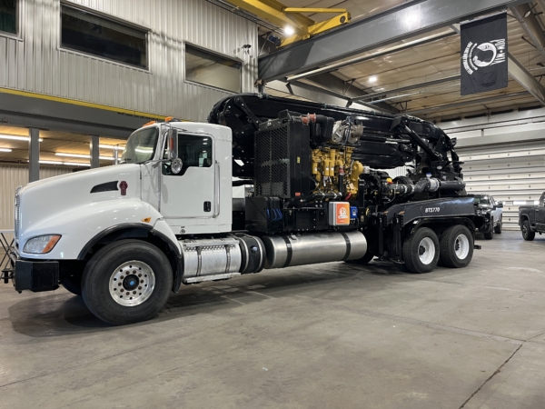 front drivers side of Puck Boom Truck