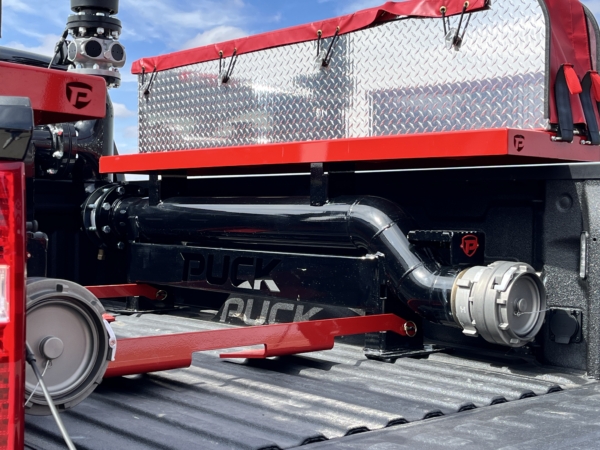 Puck Fire Quick Attack apparatus in the bed of a truck