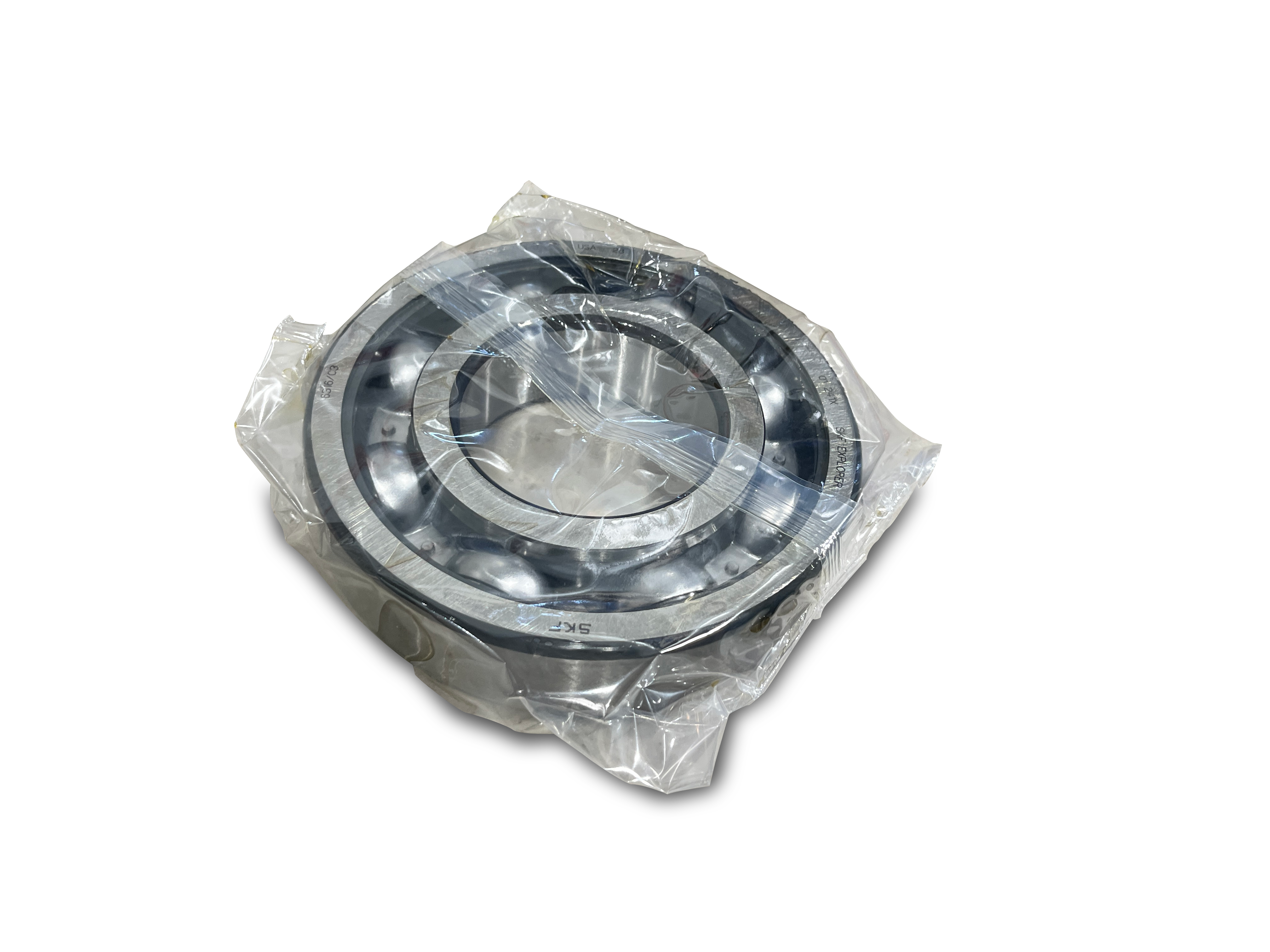 bearing in a plastic bag