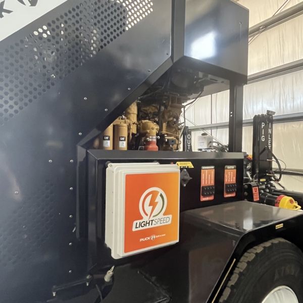 LightSpeed panel and electric over hydraulic gates and downriggers controls on used Puck PT 5770