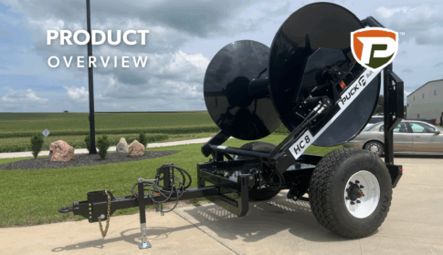 a Puck HC 8 hose cart