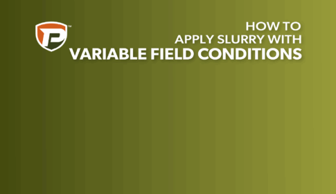 How to apply slurry under variable field conditions
