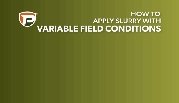 How to apply slurry under variable field conditions