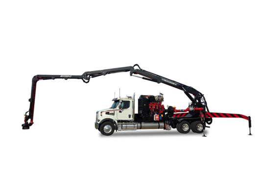 an isolated image of Puck Fire FF4000-70 Force Feed Truck