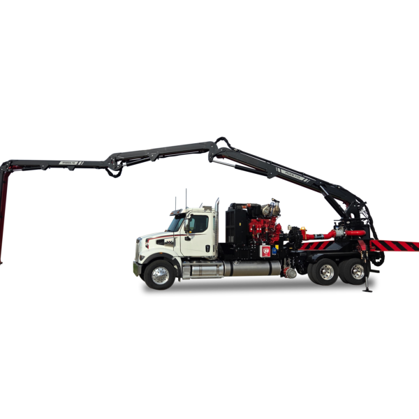 an isolated image of Puck Fire FF4000-70 Force Feed Truck