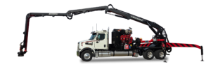 an isolated image of Puck Fire FF4000-70 Force Feed Truck