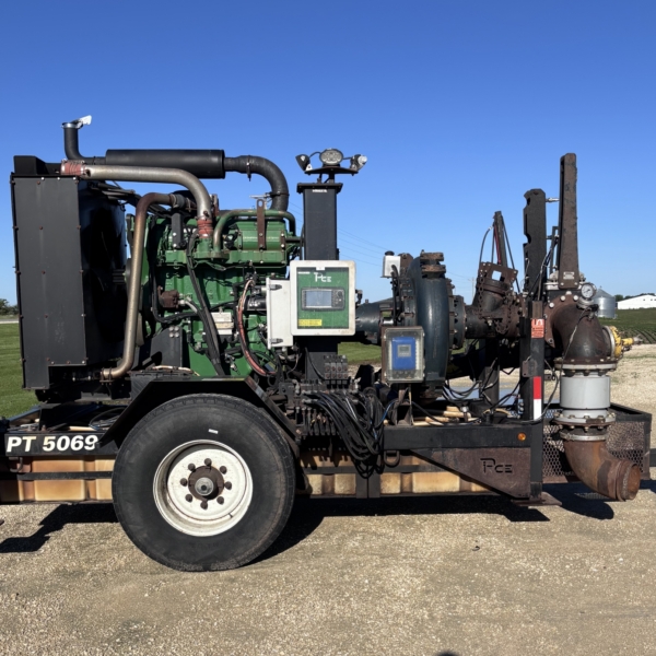 used Puck PT 5069 booster pump trailer passenger side